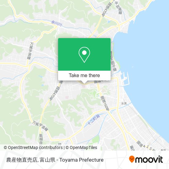 農産物直売店 map