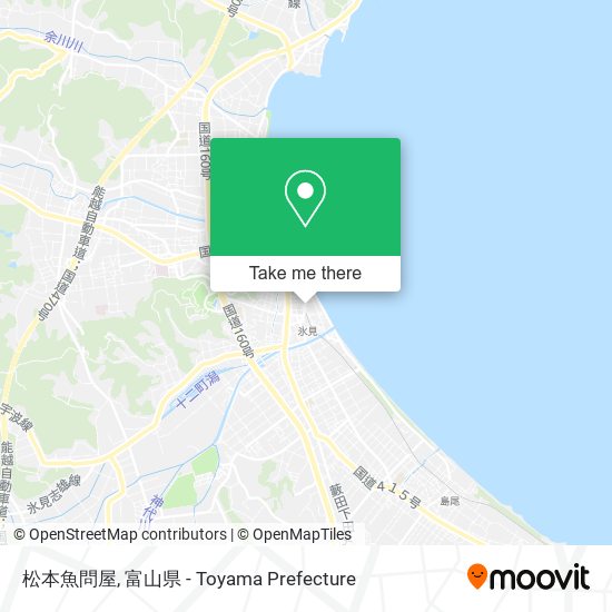 松本魚問屋 map