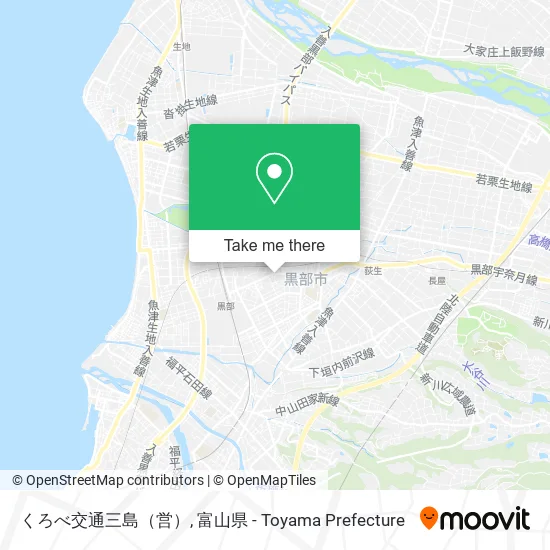 くろべ交通三島（営） map