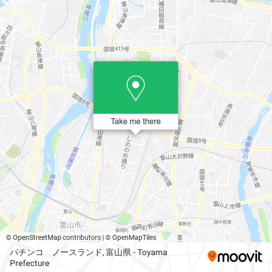 パチンコ　ノースランド map