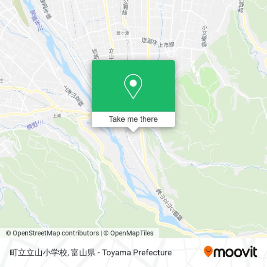 町立立山小学校 map