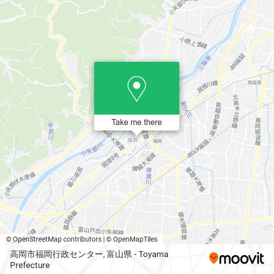 高岡市福岡行政センター map