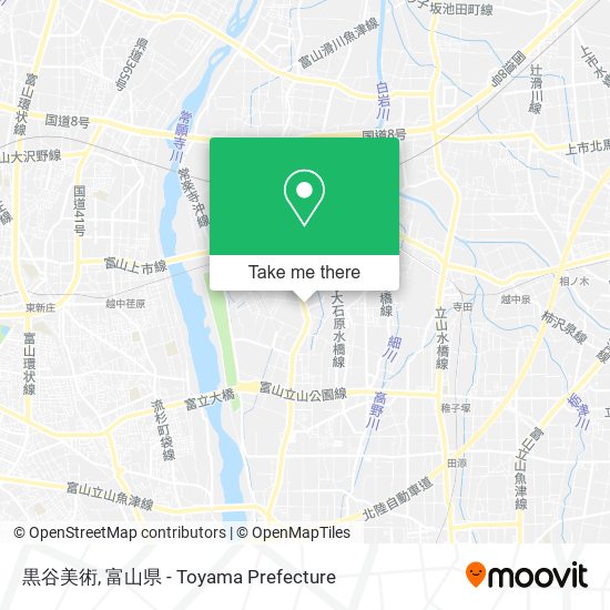 黒谷美術 map