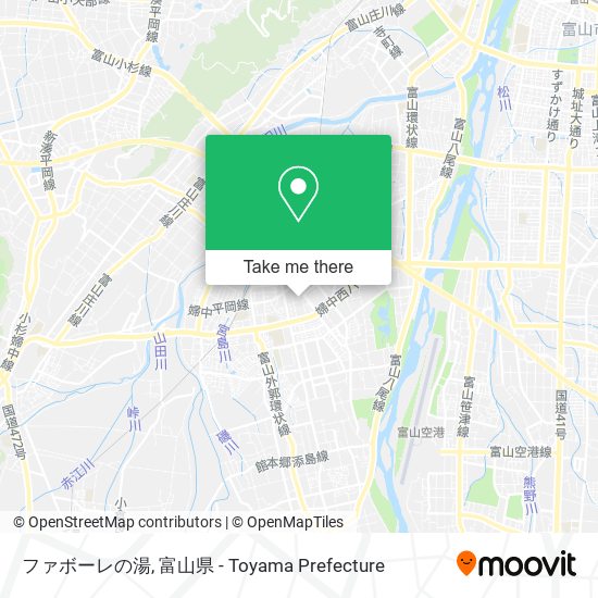 ファボーレの湯 map