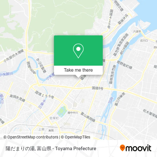 陽だまりの湯 map