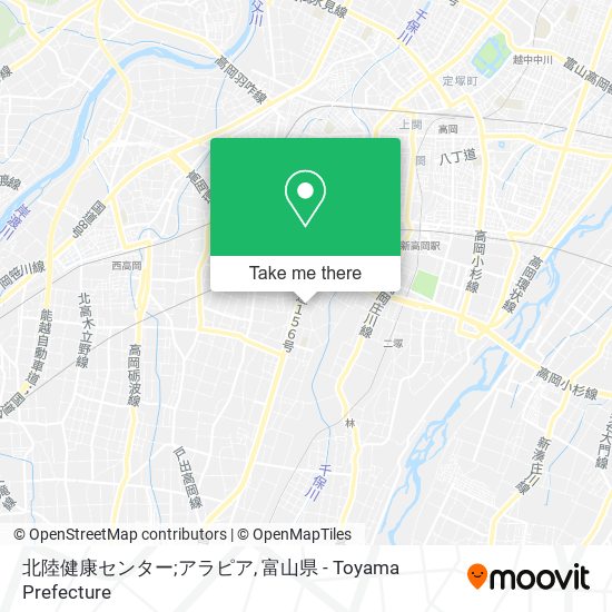 北陸健康センター;アラピア map