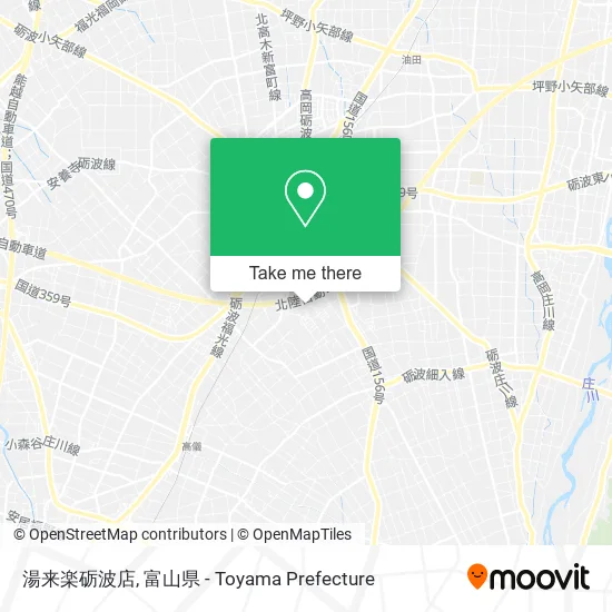 湯来楽砺波店 map