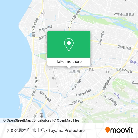 キタ薬局本店 map