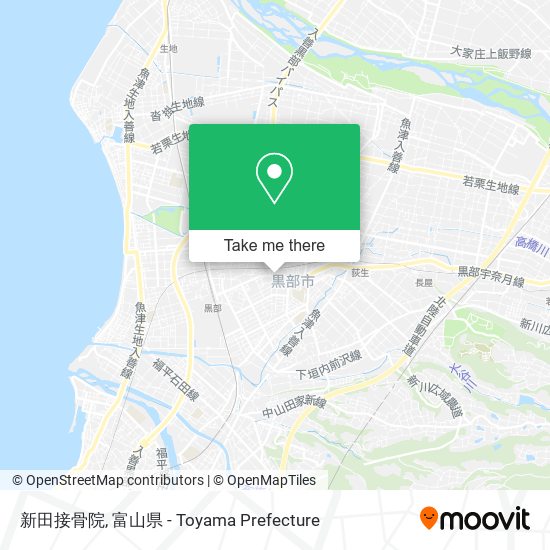 新田接骨院 map