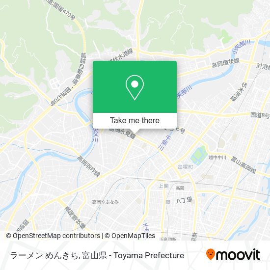 ラーメン めんきち map