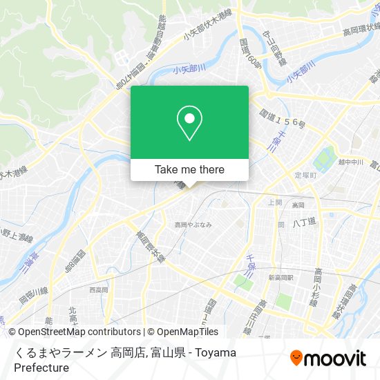 くるまやラーメン 高岡店 map