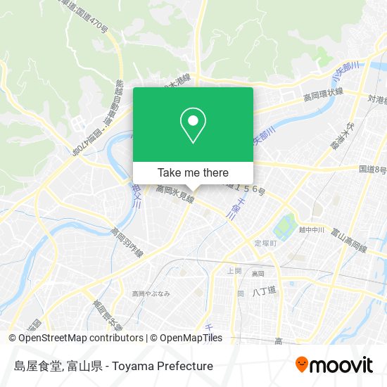 島屋食堂 map