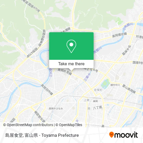 島屋食堂 map