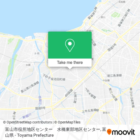 富山市役所地区センター　水橋東部地区センター map