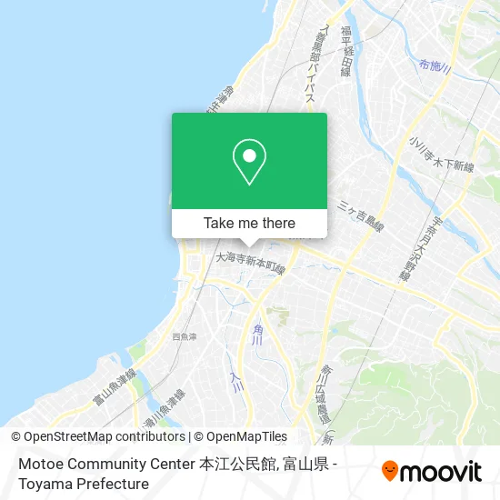 Motoe Community Center 本江公民館 map