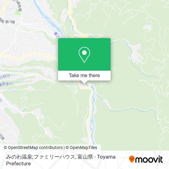みのわ温泉;ファミリーハウス map