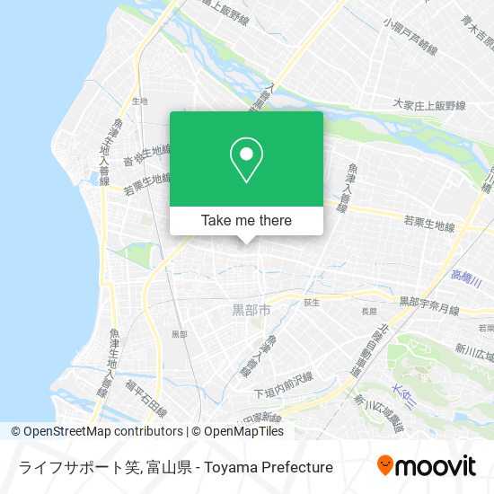 ライフサポート笑 map