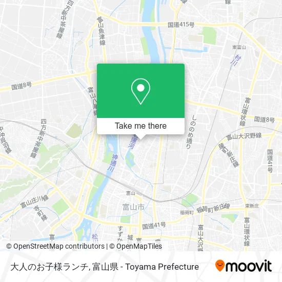 大人のお子様ランチ map