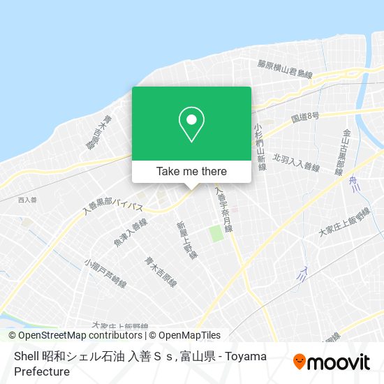 Shell 昭和シェル石油 入善Ｓｓ map