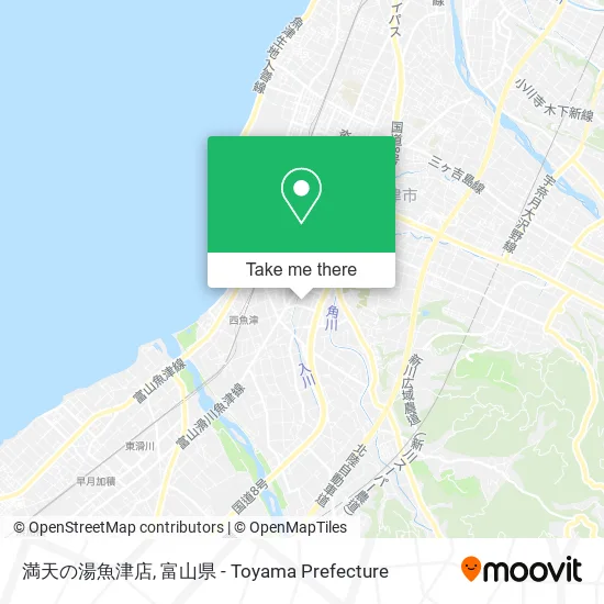 満天の湯魚津店 map