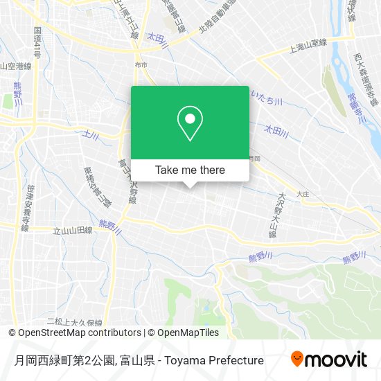 月岡西緑町第2公園 map