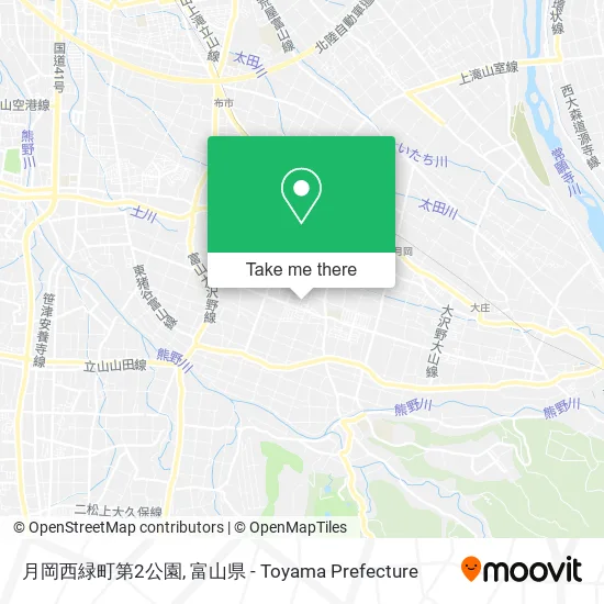 月岡西緑町第2公園 map
