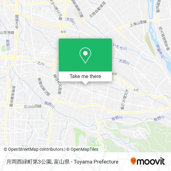 月岡西緑町第3公園 map