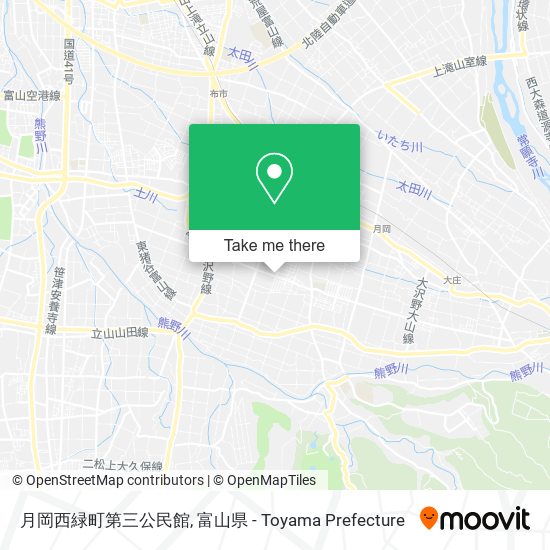 月岡西緑町第三公民館 map