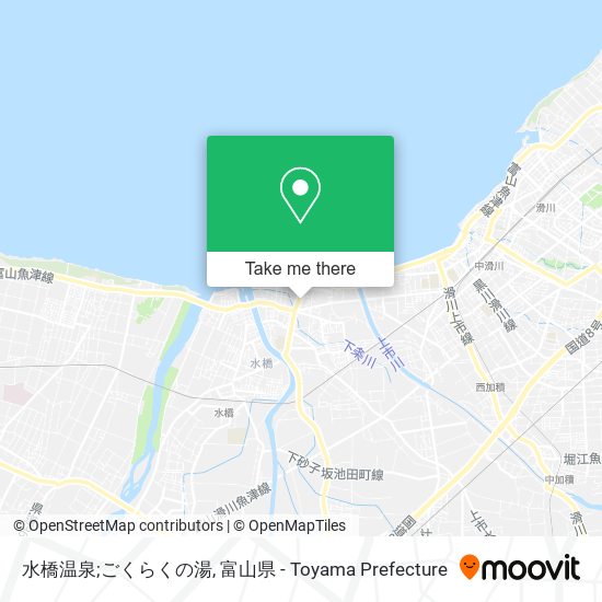 水橋温泉;ごくらくの湯 map