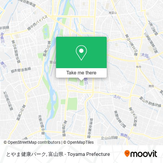 とやま健康パーク map