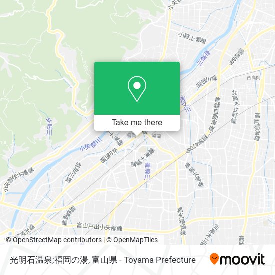 光明石温泉;福岡の湯 map