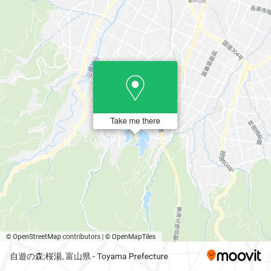 自遊の森;桜湯 map