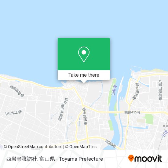西岩瀬諏訪社 map