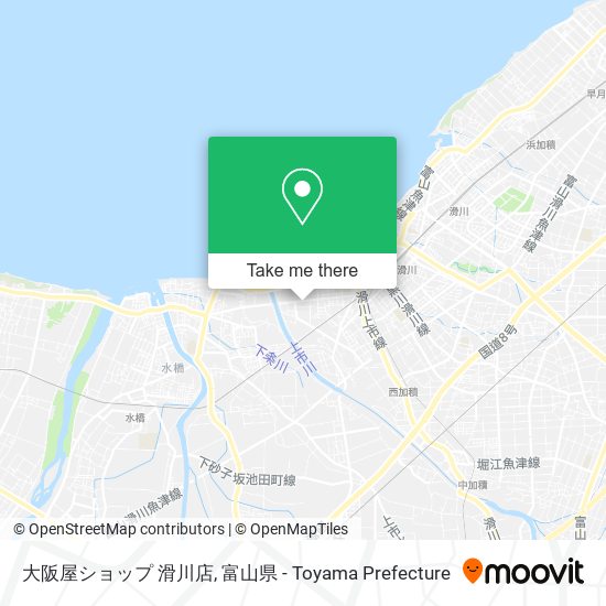 大阪屋ショップ 滑川店 map