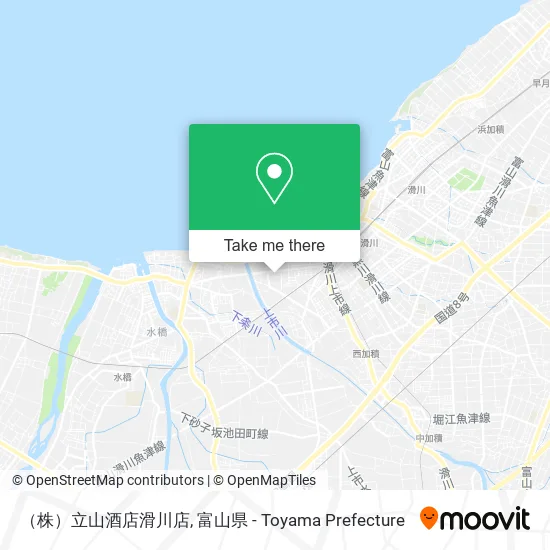 （株）立山酒店滑川店 map