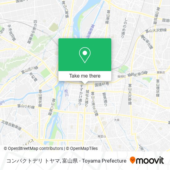 コンパクトデリ トヤマ map