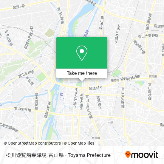 松川遊覧船乗降場 map