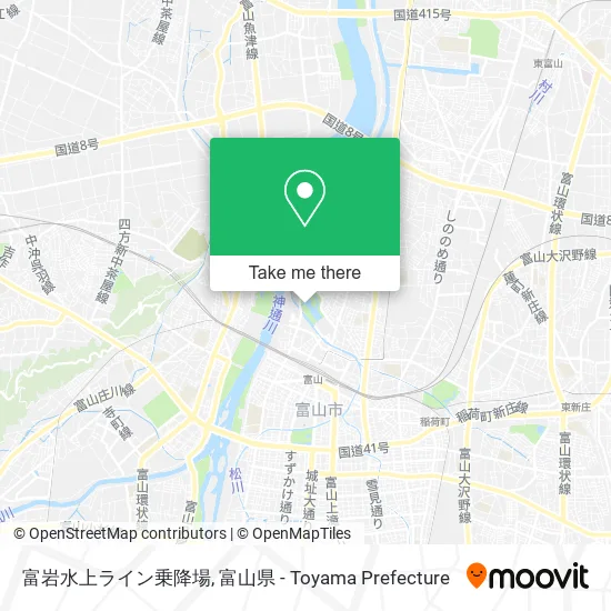 富岩水上ライン乗降場 map