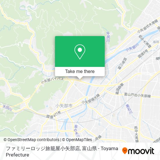 ファミリーロッジ旅籠屋小矢部店 map