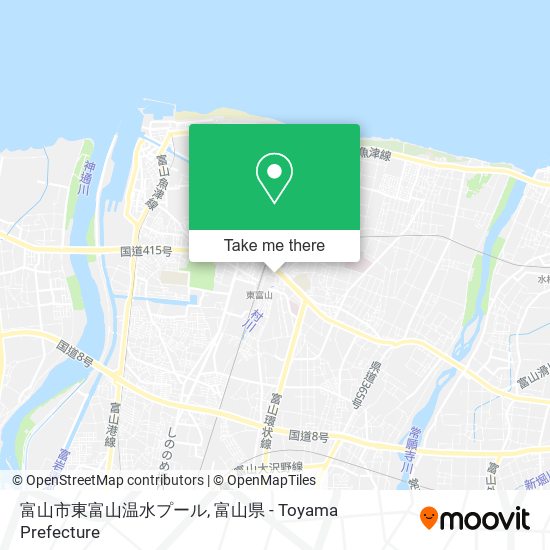 富山市東富山温水プール map