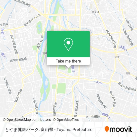 とやま健康パーク map