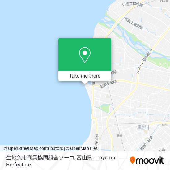 生地魚市商業協同組合ソーコ map