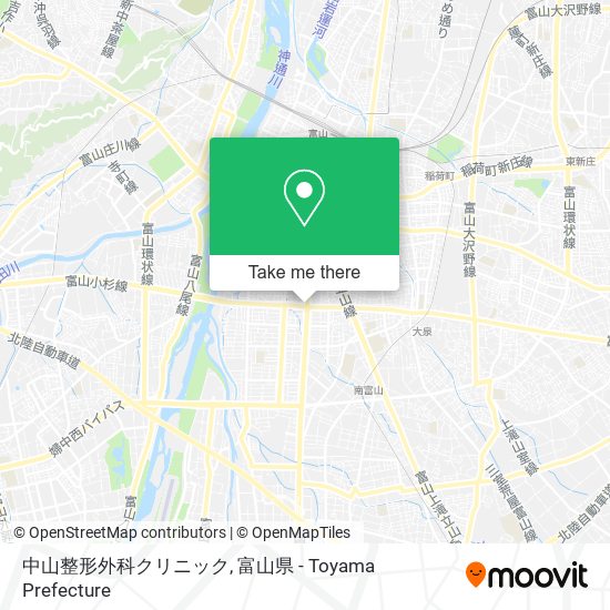 中山整形外科クリニック map