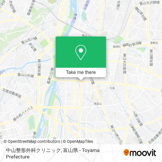 中山整形外科クリニック map