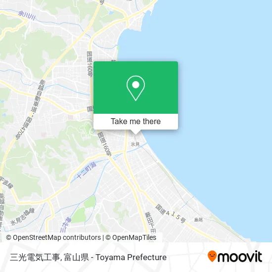 三光電気工事 map