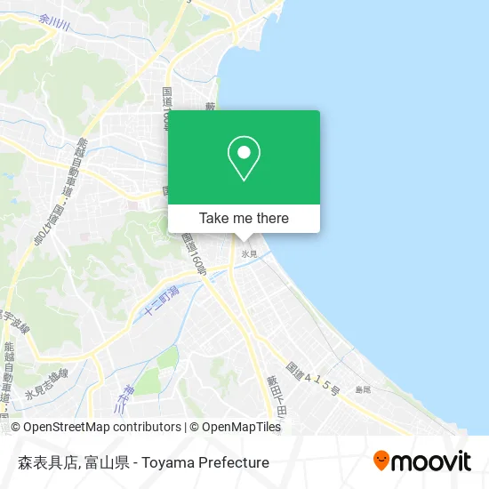 森表具店 map
