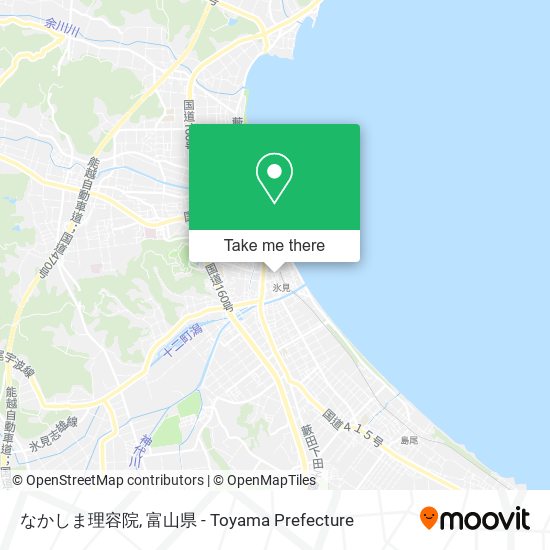 なかしま理容院 map