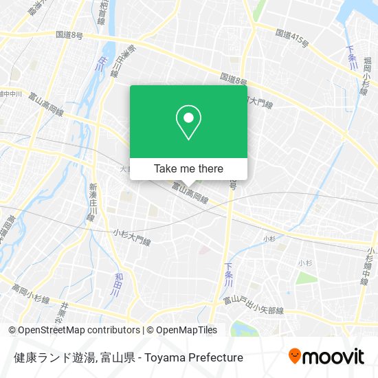 健康ランド遊湯 map