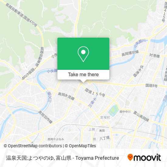 温泉天国;よつやのゆ map