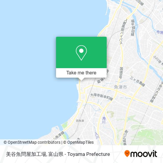 美谷魚問屋加工場 map